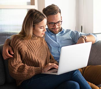 about-bioidentical-hormone-doctors-locator happy couple researching platelet rich plasma treatments online together